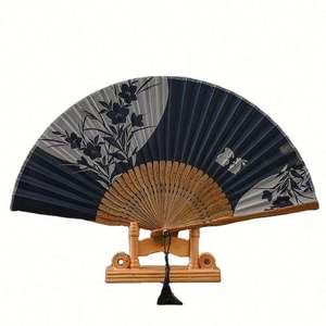 Abanicos Plegables de Bambú de Alta Calidad de 21 cm, al Mejor Precio, de Larga Duración, con Hermosa Decoración de Flores Talladas y Pintadas, Portátiles - Product Image 5