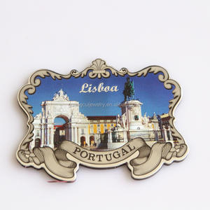 Aimant de réfrigérateur en feuille gaufrée <span class=keywords><strong>souvenir</strong></span> touristique de <span class=keywords><strong>Lisbonne</strong></span> Portugal au design personnalisé en gros - Product Image 4