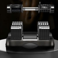 Ensemble d'haltères réglables pour la musculation, acier de haute qualité, antidérapant, portable, durable, équipement de musculation personnalisé, vente en gros