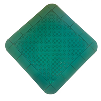 Nouveau revêtement de sol intérieur en plastique innovant Bordure de carrelage et pose de carrelage suspendu en coin