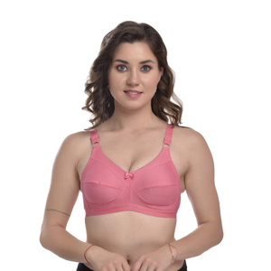 Sujetador de copa completa para mujer, suave, de poliéster y algodón |   Correas Ajustables |   U-Back |   Cierre Trasero |   Sujetador Cómodo para Uso Diario (Copas A–E) - Product Image 4