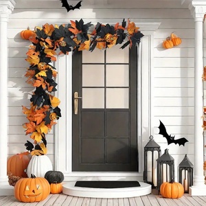 Decorazioni Autunnali per il Raccolto: Foglie d'Acero Simulate in PVC, Zucche e Ragni Fatti a Mano per <span class=keywords><strong>Halloween</strong></span>, Decorazioni da Appendere per l'Autunno - Product Image 4