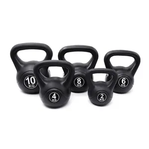 شعار مخصص فينيل بلاستيك للتمارين Kettlebell تمارين اللياقة البدنية معدات الجسم تدريب القوة PE Kettlebells