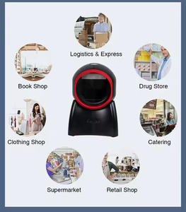 공장 가격 2D/1D 고속 데스크탑 USB 유선 바코드 스캐너 슈퍼마켓 전 방향 바코드 스캐닝 플랫폼 - Product Image 6