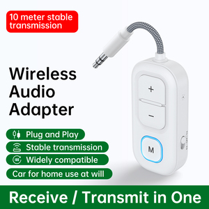 Adaptador Bluetooth JS18 Plug and Play, Receptor de Audio Inalámbrico Aux de 3.5mm para Auriculares, Equipo de Sonido Doméstico, Kit para Auto, Transmisor para <span class=keywords><strong>PC</strong></span> - Product Image 2