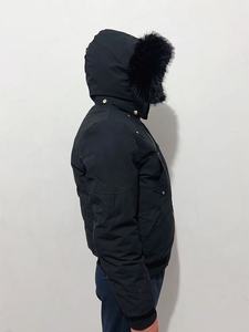 Veste <span class=keywords><strong>d</strong></span>'<span class=keywords><strong>hiver</strong></span> en duvet de haute qualité pour homme <span class=keywords><strong>Moose</strong></span>, veste matelassée à capuche, veste bomber en fourrure de renard du Canada pour homme - Product Image 4
