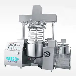 Top Quality Vacuum Emulsifying Hair Removal Wax Mixing Equipment For Cosmetic Hair Color Cream Shaving Gel Emulsifier Machine