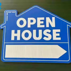 Customized Outdoor Corrugated <b>Plastic</b> Yard Greeting Signs Eco-Friendly 4mm PP Material Cutting Customizable Sizes H Stake - Product Image 5