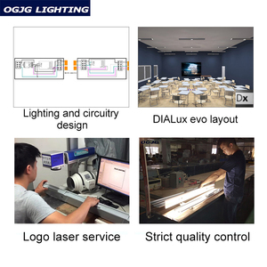 CE SAA Dễ Dàng Cài Đặt Treo Thay Thế T5 T8 Led Tuyến Tính Ánh Sáng Văn Phòng Thương Mại Xây Dựng Dali Dimming Batten Pendant Đèn - Product Image 5