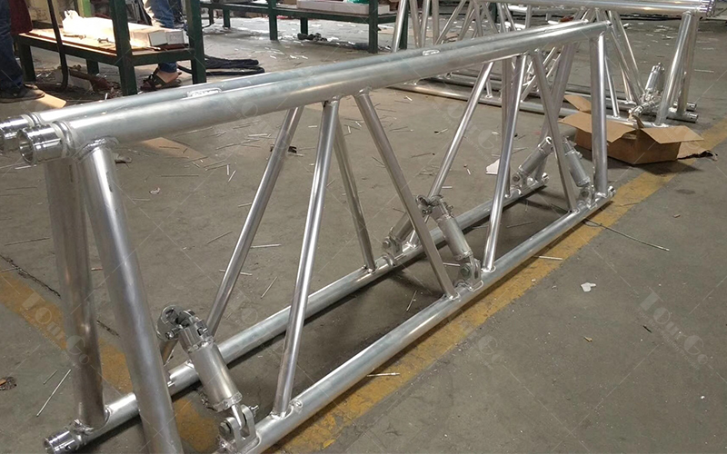 spigot type heavy duty concert stage aluminum triangle folding truss