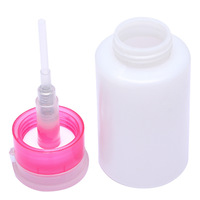 Top qualité 150ML rose vide pompe liquide alcool presse vernis à ongles dissolvant nettoyant bouteille distributeur maquillage conteneur rechargeable