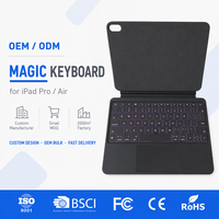 Nouveau clavier magique rétroéclairé personnalisé pour iPad 10e génération 10,9 pouces 2022, pavé tactile, sans fil, USB-C, détachable