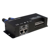 Contrôleur LED RVB DMX 512, décodeur DMX 3*10A 12-24V pour scène, DJ, fête, mariage