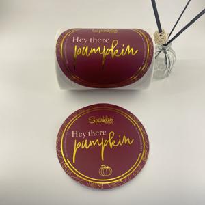 En Stock 500 Unidades Rollo de 1 Pulgada Etiquetas de Papel Impermeables Impresas con Serigrafía y Estampado en Caliente para Pequeños Negocios - Product Image 3