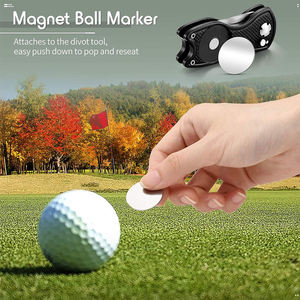 Outil de réparation de divots de golf multicolores avec marqueur de balle et logo personnalisé - Product Image 5