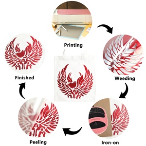 Feuilles de vinyle de transfert thermique holographique Guagnyintong Easyweed HTV en vrac <span class=keywords><strong>pour</strong></span> presse à chaud <span class=keywords><strong>Cricut</strong></span> <span class=keywords><strong>Maker</strong></span> - Product Image 4
