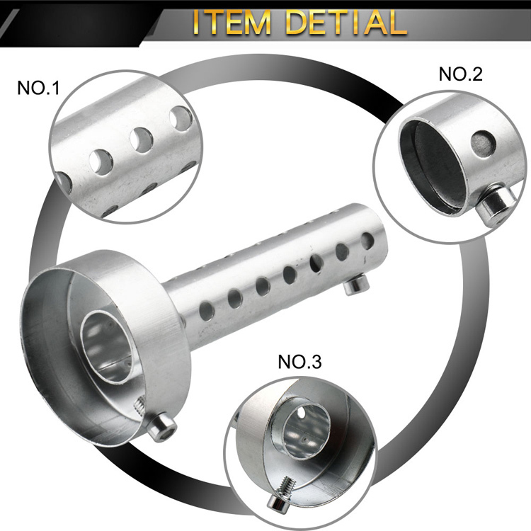 Baffle DB Killer Pour Moto - 48mm - Réducteur De Bruit Pour Pot D'Échappement