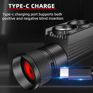 Lampe frontale LED haute puissance Lampe <span class=keywords><strong>torche</strong></span> de camping 8 modes Lanterne 18650 rechargeable Lampe frontale - Product Image 4