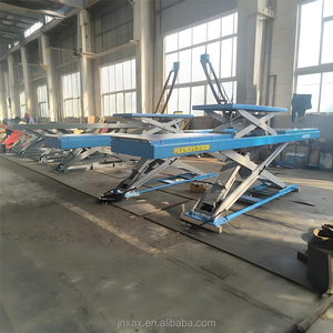 Chariot élévateur à ciseaux hydraulique à double cylindre avec bras articulé, capacité de 3 tonnes, hauteur de levage de 72,8 pouces pour outils de réparation automobile - Product Image 4