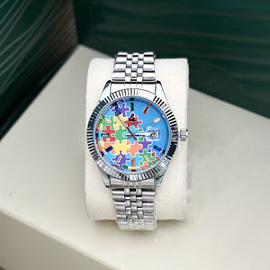 Premium Luxury Style Men's Automatic Watch Stainless Steel Sapphire Crystal <b>Waterproof</b> Mechanical <b>Wristwatch</b> - Product Image 2