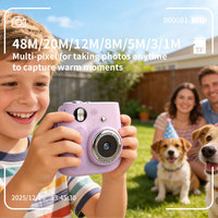 K11Pro Kamera Fotografi Instan Portabel Multifungsi Khusus Hadiah Ulang Tahun Anak dengan Pencetakan Termal CMOS MicroSD