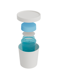 4oz d62xh76mm hình thang nhựa Jar Matte nắp trẻ em kháng thực phẩm lớp vật liệu CR chứng nhận tùy chỉnh bao bì cho thực phẩm - Product Image 2