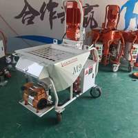 Machine à projeter le plâtre M9, haute efficacité, utilisation facile, pour les travaux de plâtrage sur chantier, machine à plâtrer automatique