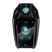 Télécommande universelle intelligente à écran tactile LCD en alliage d'aluminium pour /Benz/Audi/ avec entrée sans clé et démarrage à une touche