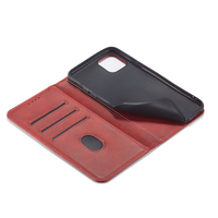 Étui portefeuille magnétique en cuir Flip Case pour iPhone 17 16 16e 15 14 13 12 11 Air Pro Max Plus Mini avec fente pour carte Cover