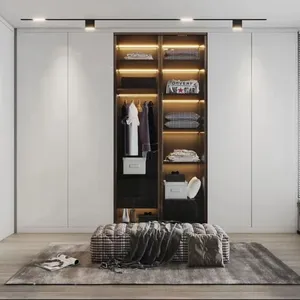 Современные дверные портативные шкафы из МДФ, деревянное зеркало для одежды, спальня, шкаф, мебель, шкаф