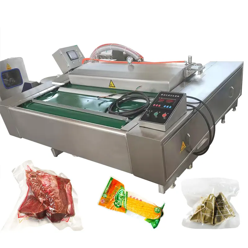 Multifunctional fresh meat whole duck vacuum skin packaging machine