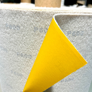 1.38m 너비 알루미늄 산화물 코팅 드라이 그라인딩 황색 모래 접착 연마 종이 점보 롤 디스크 자동차 - Product Image 5