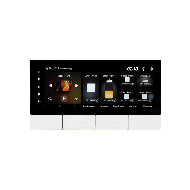 WiFi Blue-tooth 2 Channel 25W Wall Amplifier with Tuya Zigbee and 3 Channel Relays