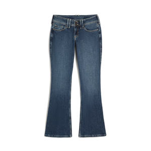 Verve <b>Line</b> Bootcut <b>Jeans</b> Built on Curved Seam Architecture Offering Lifted Fit Through Seat and Flowing Lower Leg Silhouette - Product Image 1