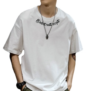 High Quality Blank Plain <b>White</b> Oversized Men T <b>Shirt</b> Custom Printing Logo Embroidery T-<b>shirt</b> Heavy Unisex Tshirt 100% Cotton - Product Image 1