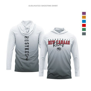 Sweat à capuche imprimé pour l'échauffement au basketball pour garçons de la <span class=keywords><strong>série</strong></span> Youth Academy, respirant, évacuant l'humidité, séchage rapide, noms d'équipe personnalisés pour l'école - Product Image 4