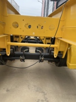 Semi-remorque à plateau surbaissé Huiteng à 3 essieux, 60T, essieux BPW, suspension mécanique, pour machines de construction