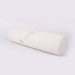 Memory Foam Neck Roll <strong>Pillow</strong> Cylinder Yoga <strong>Bed</strong> <strong>Bolster</strong> <strong>Pillow</strong> for Sleeping Viscose Bamboo Tube <strong>Pillow</strong> for Spine Discomfort - Product Image 3