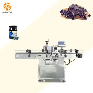 Máquina de etiquetas de impressão digital totalmente automática para máquinas de rotulagem de garrafas de molho rebobinador de borracha