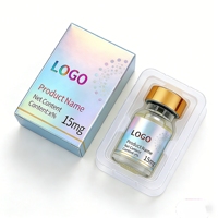 Étiquettes et boîtes en papier de haute qualité pour flacons de 3 ml, 5 ml, 10 ml, ensemble de contenants de recharge personnalisés