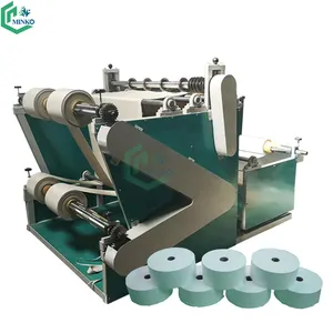 Non woven stoff rollenschneider kraft papier schneide zurückspulen maschine