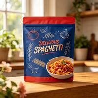 Sachet Doypack en aluminium imprimé personnalisé avec logo, qualité alimentaire, haute barrière, refermable à fermeture éclair, pour vente en gros