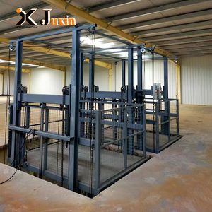 Maßgefertigter Hydraulischer Lastenaufzug für Fabriklager Großer Führungsschienen-<span class=keywords><strong>Lift</strong></span> Lastenaufzug 5T Hydraulische Hebebühne - Product Image 4