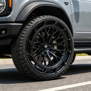 Jantes FLowtone à design creux 20 22 pouces 6x139.7 6x5.5 tout-terrain <span class=keywords><strong>4x4</strong></span> haute résistance pour Wrangler Cruiser F-150 Jimny - Product Image 5