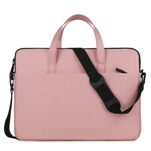 Sacoche pour ordinateur portable étanche et fine, légère, en polyester souple, 15,6 pouces, pour réunions d'affaires - Product Image 1