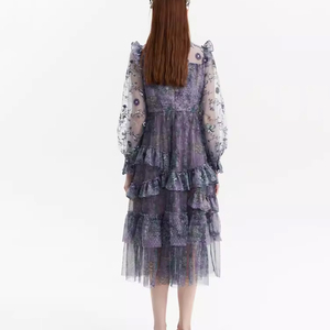 Hot xu hướng sản phẩm quần áo nhà sản xuất CHIC phong cách thanh lịch hoa giản dị Dresses mùa xuân mùa hè ăn mặc cho phụ nữ - Product Image 2