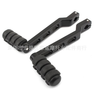 Palanca de Cambios Moshark de Aluminio y Silicona Negra con Recubrimiento Electrolítico, Piezas de Modificación para Motocicleta - Product Image 4