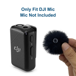 Filtro Pop DJI Micrófono de pecho inalámbrico Lavalier Furry Ball Mic Cover Estilo de solapa Reduce el ruido del viento Gato muerto Manga a prueba de viento - Product Image 3