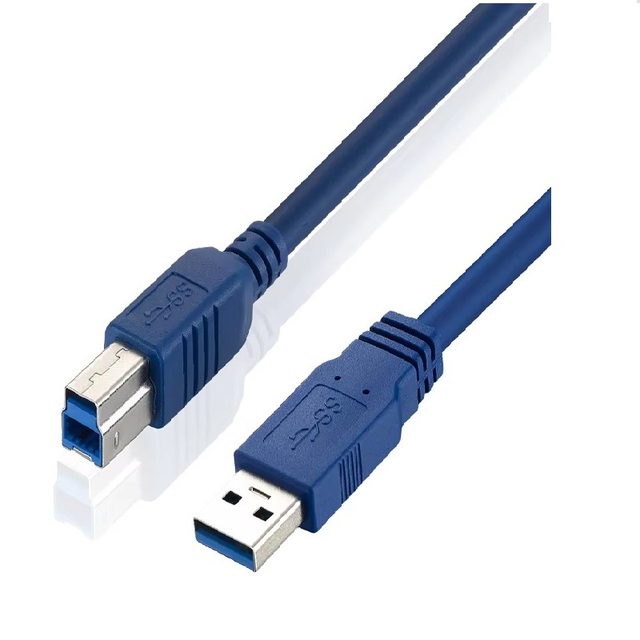 USB 3.0 Type A/B Male Male Data Cable Pure Copper Conductor Braid Shielding CE Certified for Computer Mobile Printer Camera