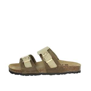 Sandalias Planas Donna Ciabatta Bassa 1778FL Beige de Free Life, Calzado Casual para Mujer - Product Image 1